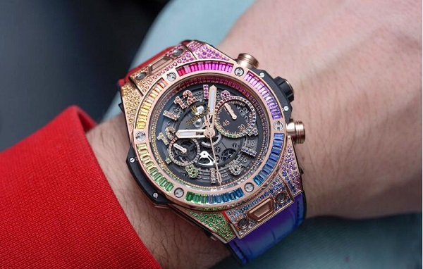 Hublot Big Bang Unico Rainbow King Gold