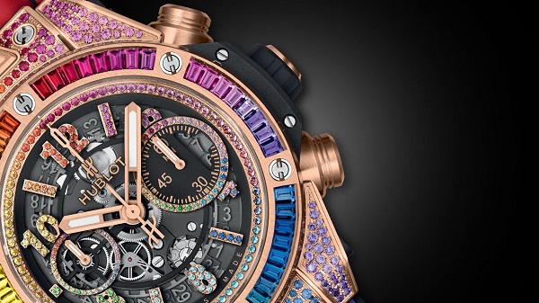 Hublot Big Bang Unico Rainbow King Gold