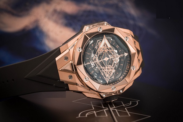 Hublot Big Bang Unico Sang Bleu II King Gold