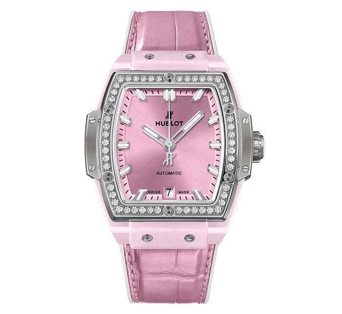 Đồng hồ Hublot Spirit Of Big Bang Pink Ceramic Titanium Diamonds